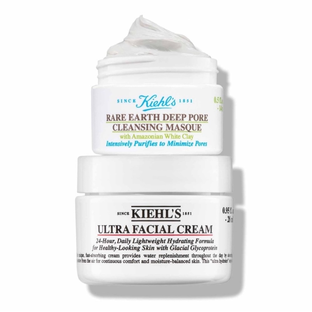 Kiehl's Cleansing Mask & Facial Cream Duo